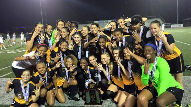 Girls soccer wins fourth straight Championship