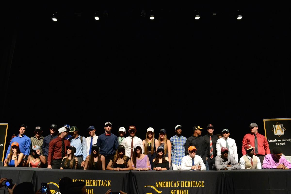 Thirty-one student-athletes sign National Letters of Intent