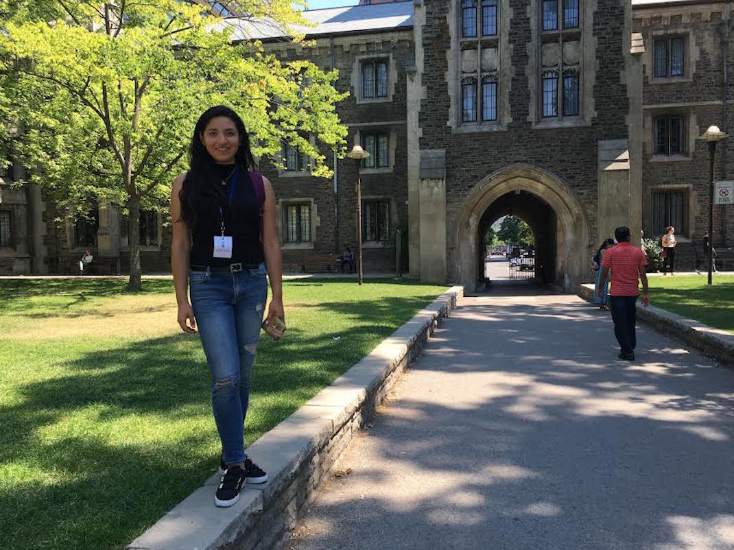 LAST MINUTE COLLEGE TOUR: When Senior Maria Estefania Ruiz visited Toronto last summer, she made a last-minute decision to consider going to the University of Toronto, “I was so captivated with the city [of Toronto] that I decided to attend an informational meeting at the University of Toronto the day before I left,” said Ruiz.