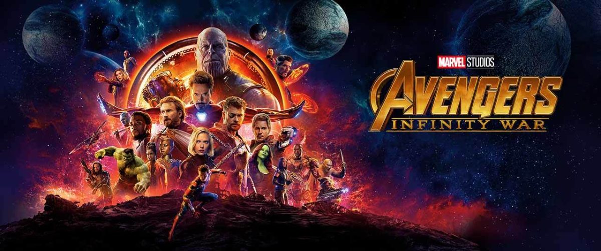 In an ultimate showdown against Thanos, pictured far back, the original Avengers’ crew will band with other MCU heroes to attempt to take him down. (Photo/www.bookmyshow.com)