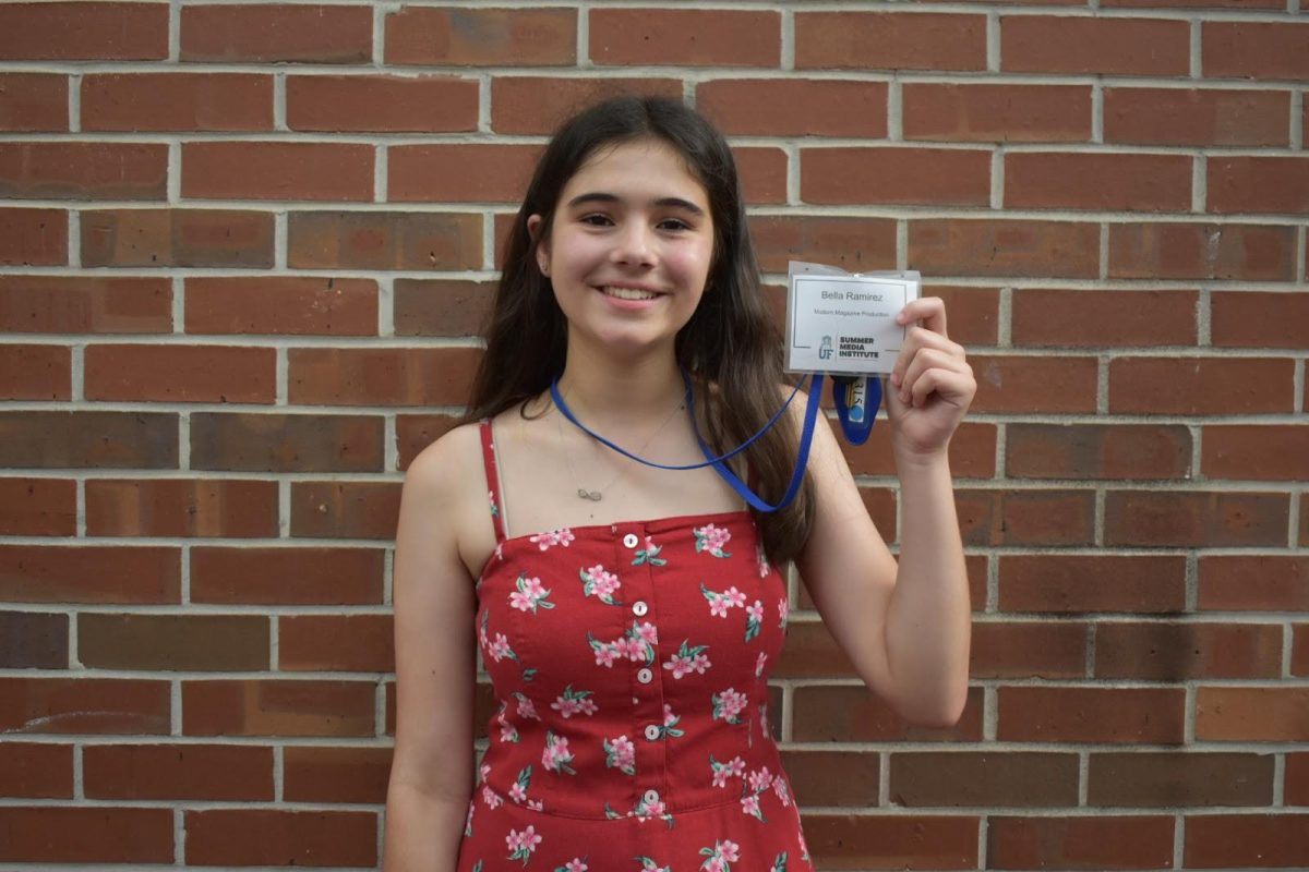 Walking around in the Florida heat is not the move. I recommend bringing a mini-fan when you go to UF. (Photo/Bella Ramirez)