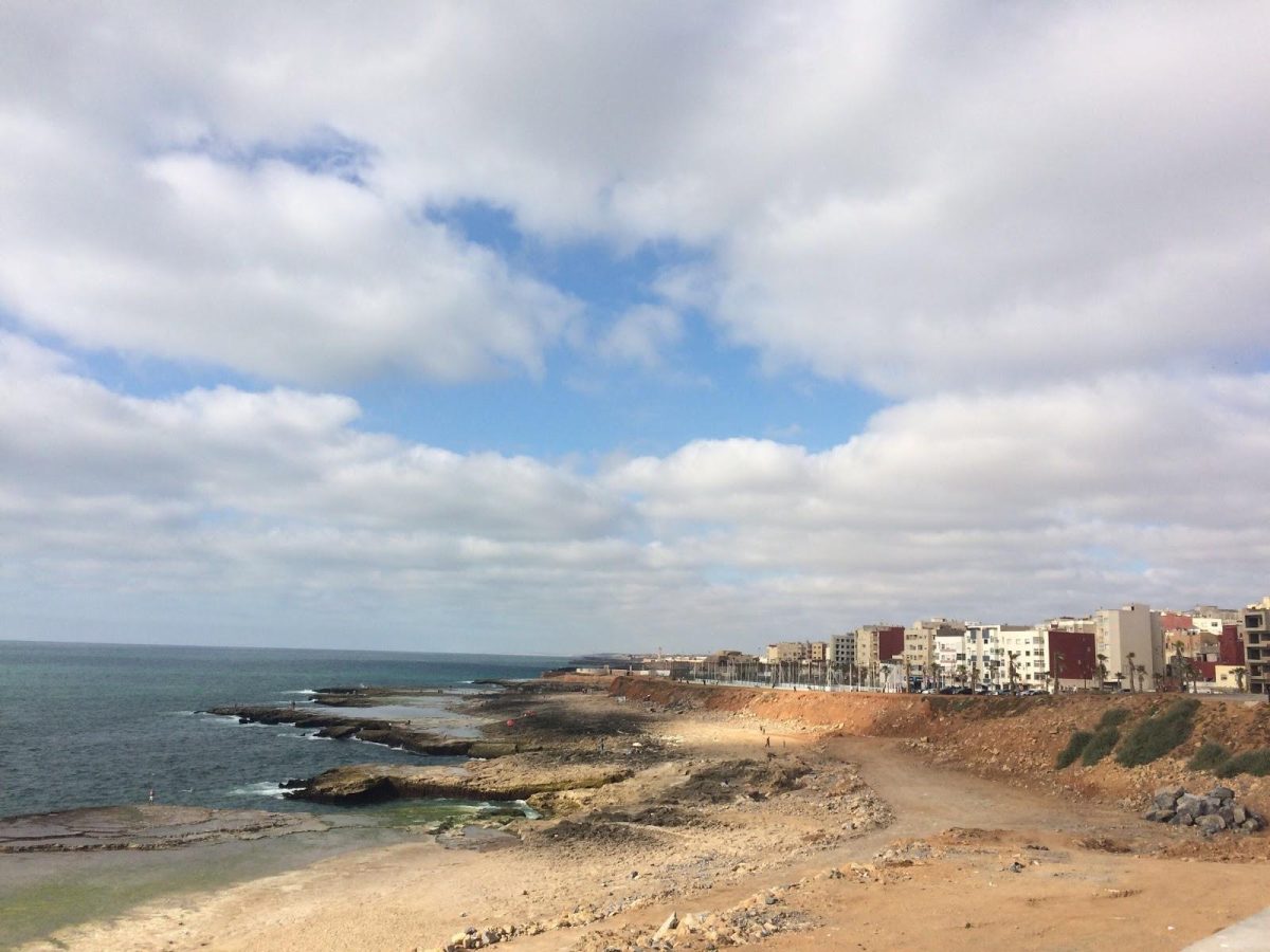 While walking along a raised sidewalk by the beach in Rabat, Sofia Godoy snapped this picture. (Photo/Sofia Godoy)