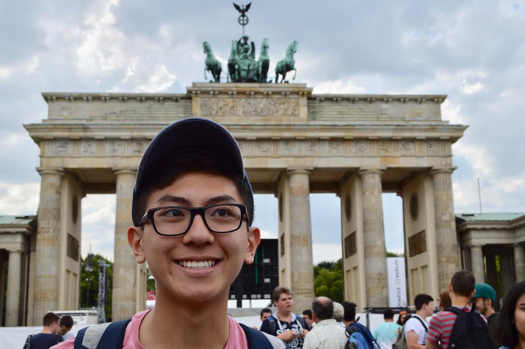 Senior Kenzo Kimura spent his summer in Berlin as a part of the CIEE program. (Photo submitted by Kenzo Kimura)
