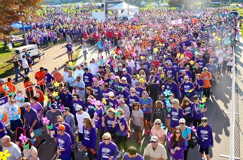 The Alzheimer’s Association sponsors over 600 yearly 5k walks to raise funds for scientific research about this form of dementia. (Photo/Rutland Vermont) 
