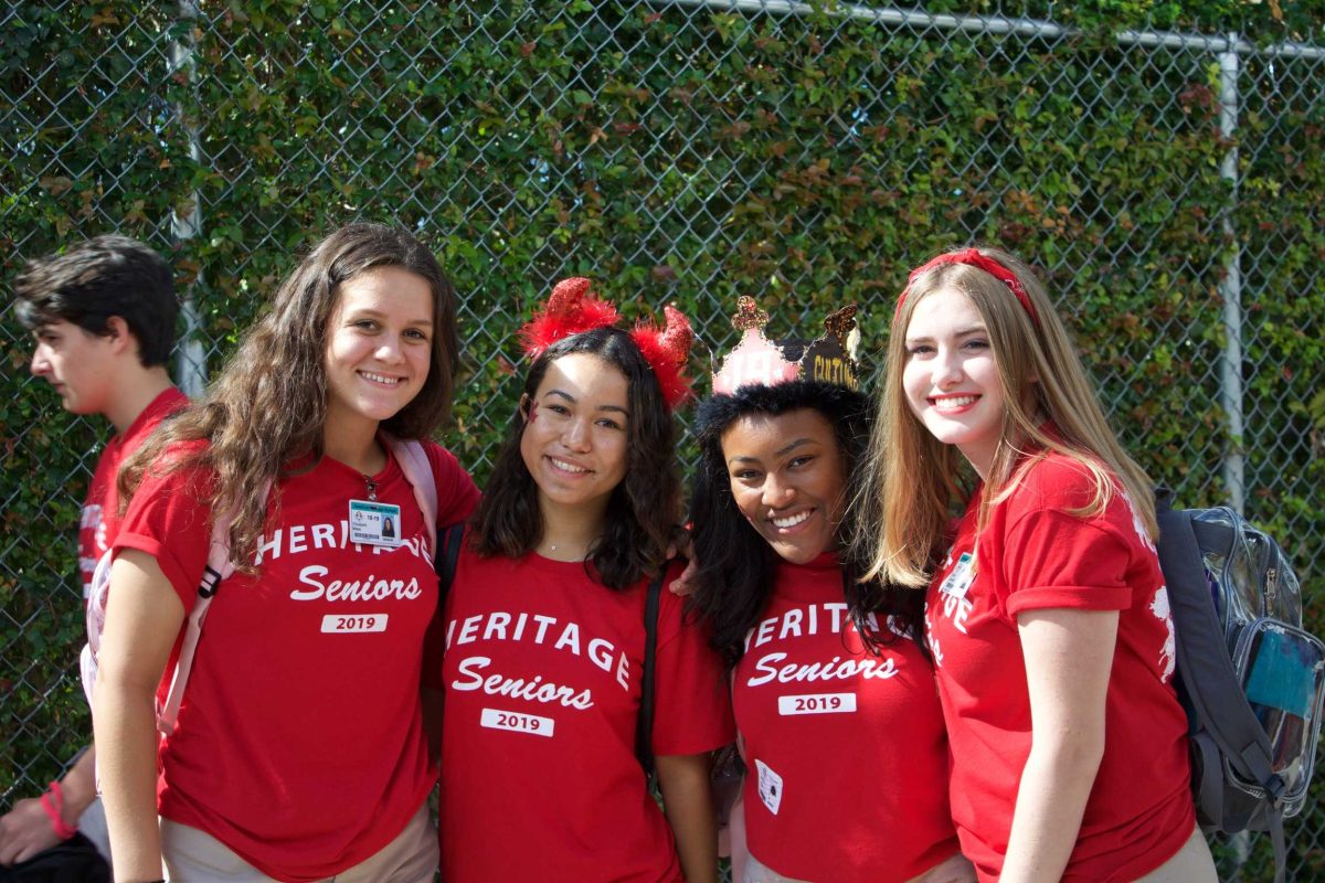Students kicked off Homecoming week by sporting their class shirts for “Hunger Games-Class T-Shirt Day.” 