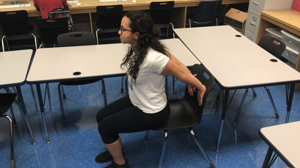 Use lulls in class time to work on something else: your physical fitness. (Photo/Kristen Quesada)