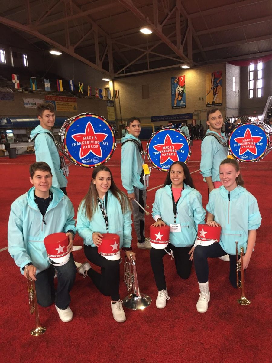 Select band students boarded a flight to New York to partake in the Macy’s Thanksgiving Day Parade Band Nov. 16. 