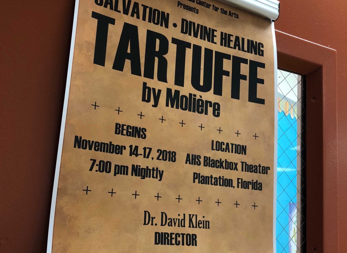 Tartuffe will show in the main theater at 7:00 pm Nov. 14-17. (Photo/Joanne Haner)
