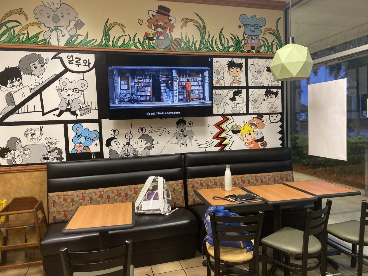 “We wanted to make a fast and casual Korean BBQ so [busy people] could have a sit-down quality meal with a fast-food wait time,” the owner said. “This place is geared more towards young people and students and so we wanted the decor to reflect that.” (Photo/Maia Fernandez Baigun)