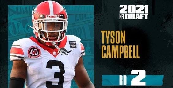Jaguars select Campbell at 33rd overall, Browns claim Schwartz at 91st