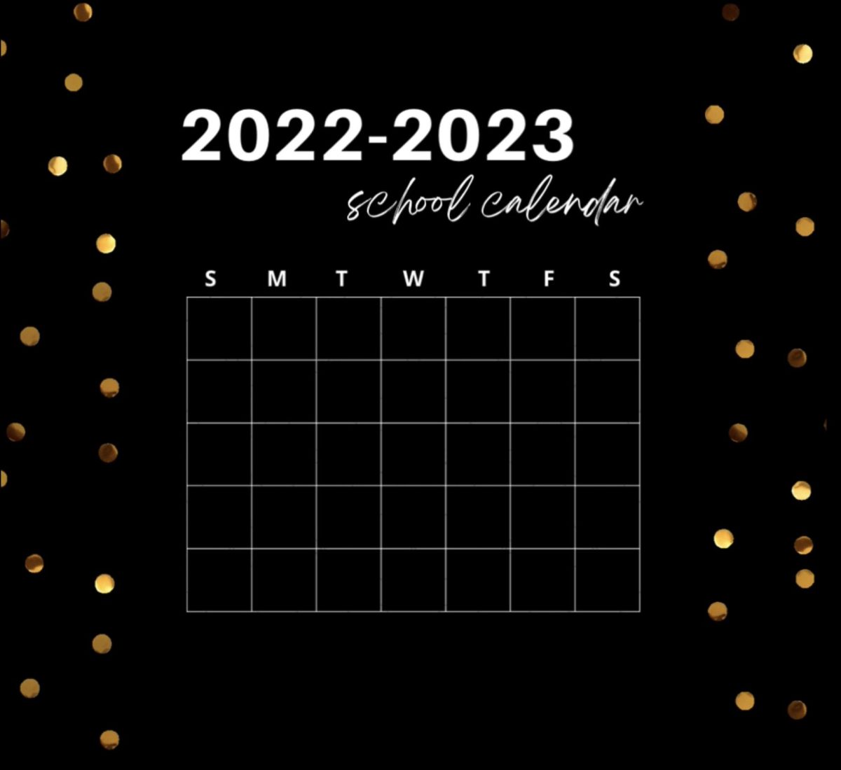2022-2023 calendar released