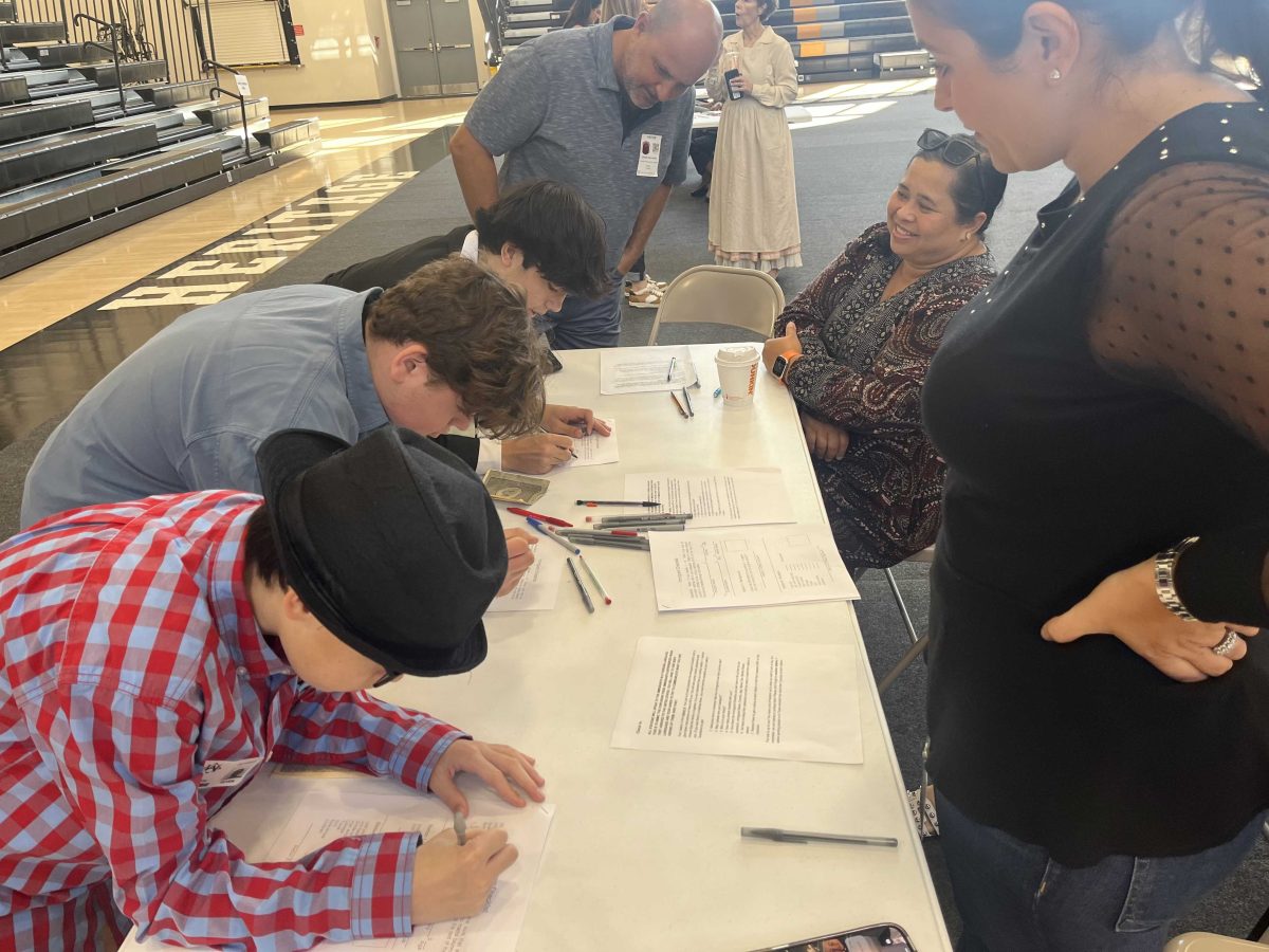 7th graders travel back in time for Immigration Day