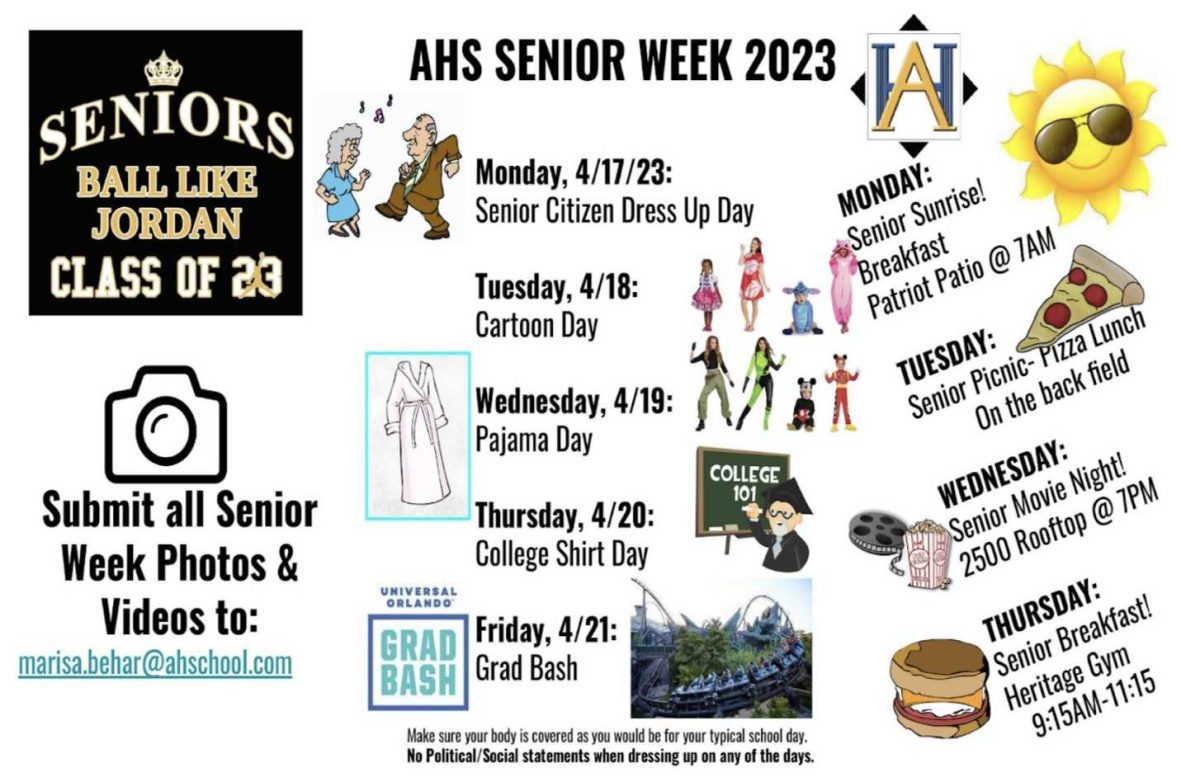 2023 senior dress up days