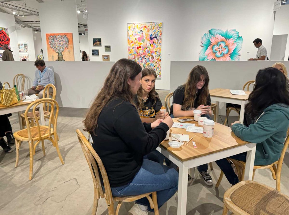 Art students visit Art Basel Miami