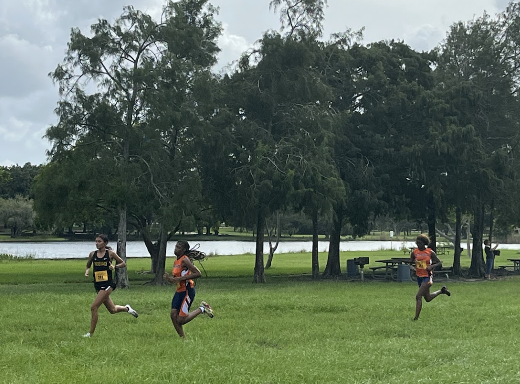 Varsity Cross Country wins the first BCAA race 
