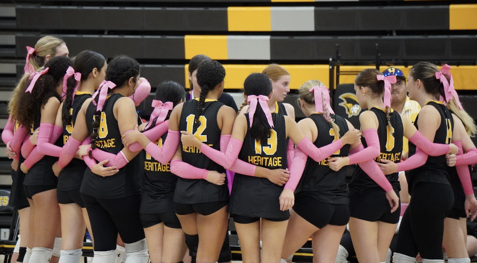 Girls volleyball hosts pink out game to spike out cancer
