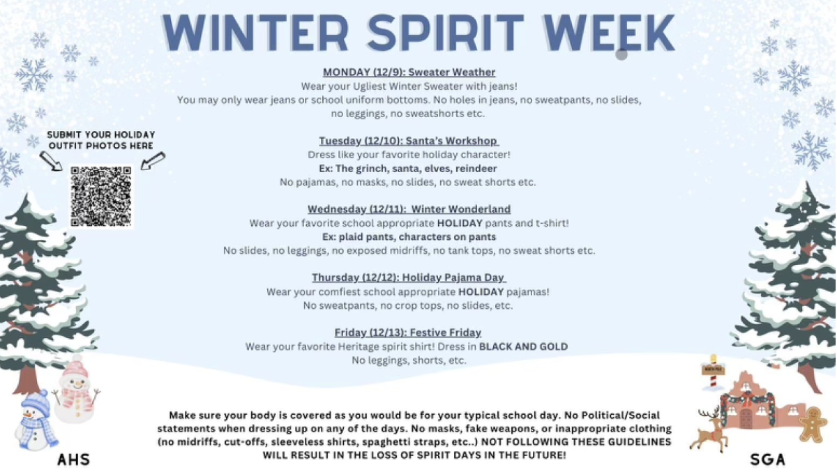 Winter dress-up days announced