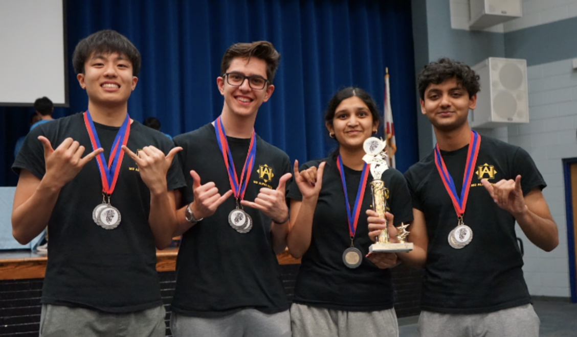 Mu Alpha Theta team takes the charts at February statewide competition