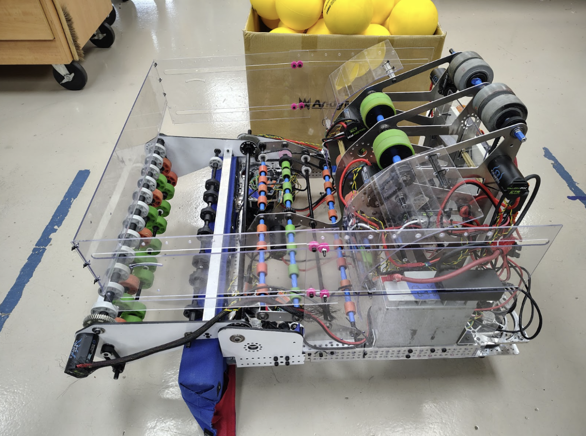 	The Ninjineers intend for the robot to be able to accomplish three particular goals: one, pick up balls from the floor; two, collect balls from human players; and three, shoot the balls out. The prototype is designed to collect balls as fast as possible while holding as many as possible.  